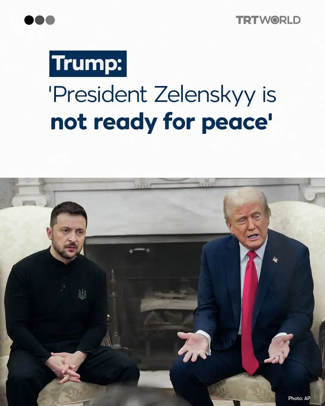 Image from TRT World: Following an explosive exchange between US President Donald Trump and ...