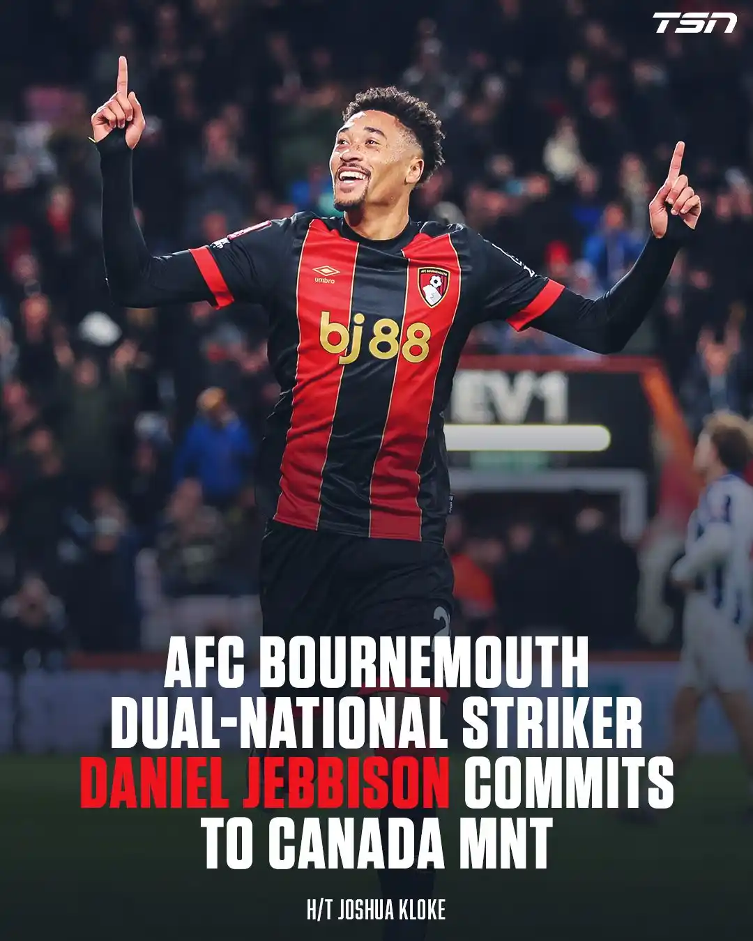 Image from TSN: BREAKING: High-potential 21-year-old Daniel Jebbison has filed to swit...