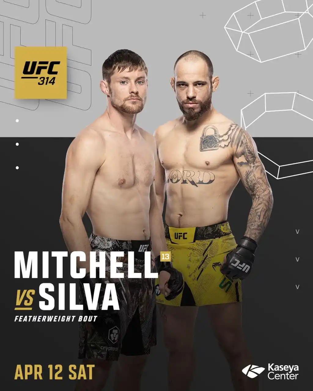 Image from UFC: He called his shot 👀 Jean Silva will face Bryce Mitchell at <a class...