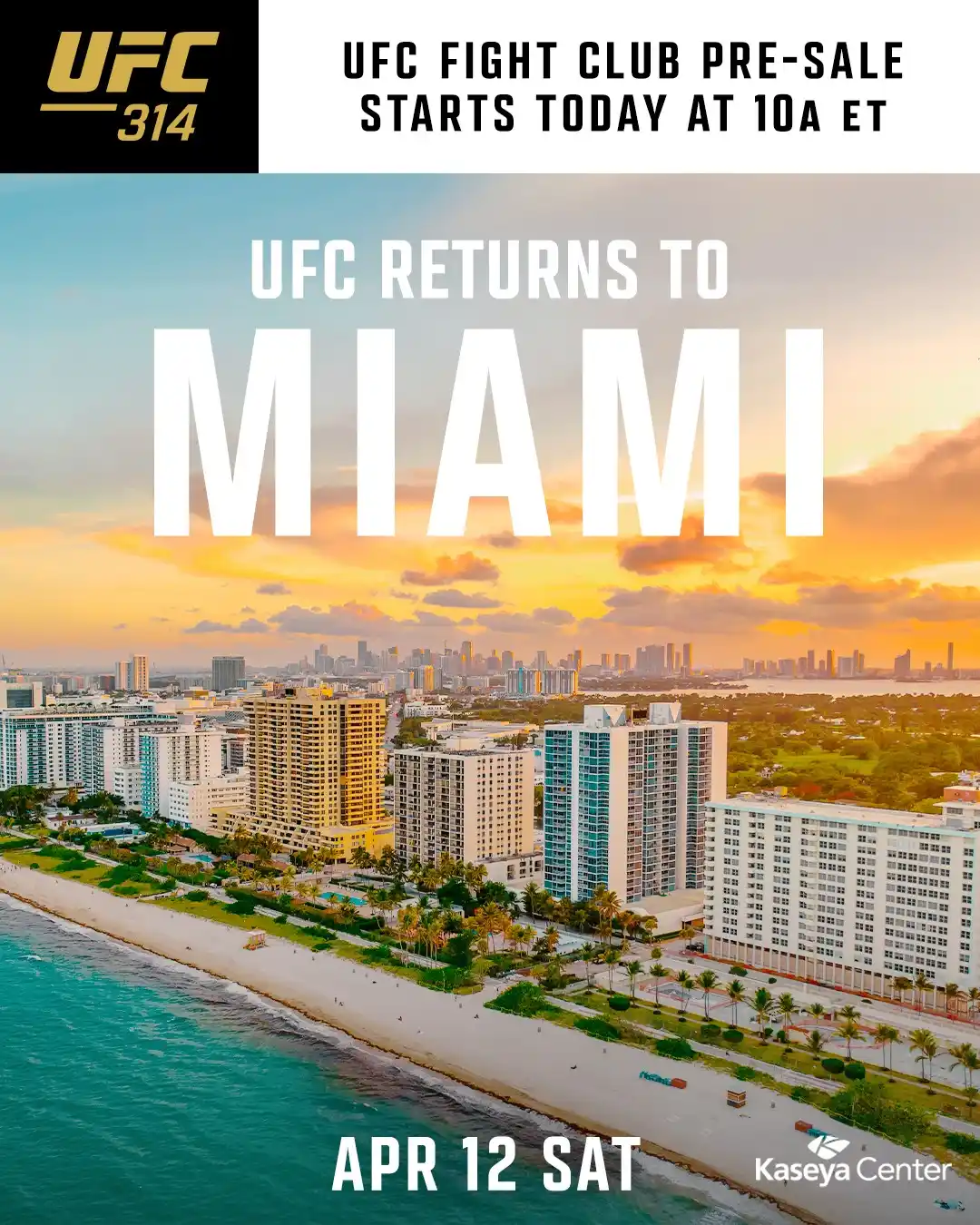 Image from UFC: Miami, we are BACK 👊 <a class="text-blue-500 hover:underline cursor-...