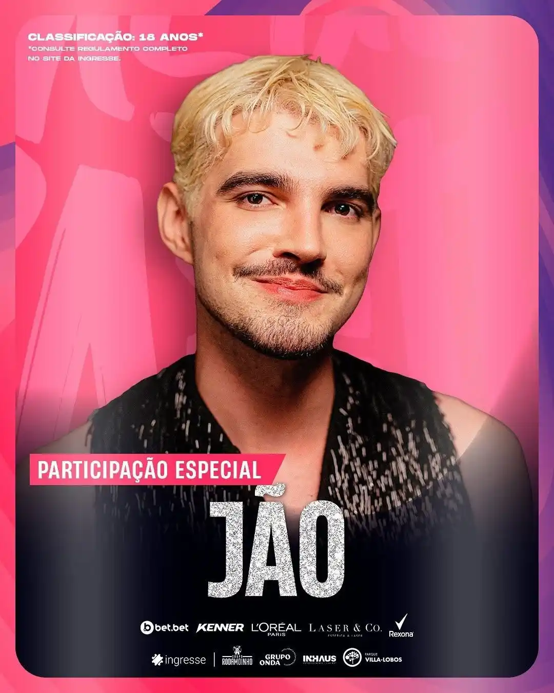 Image from UOL | Universo Jão: Cadê meus *pilantrinhas* online? 😏🫦 Jão estará nos *Ensaios da Anitt...