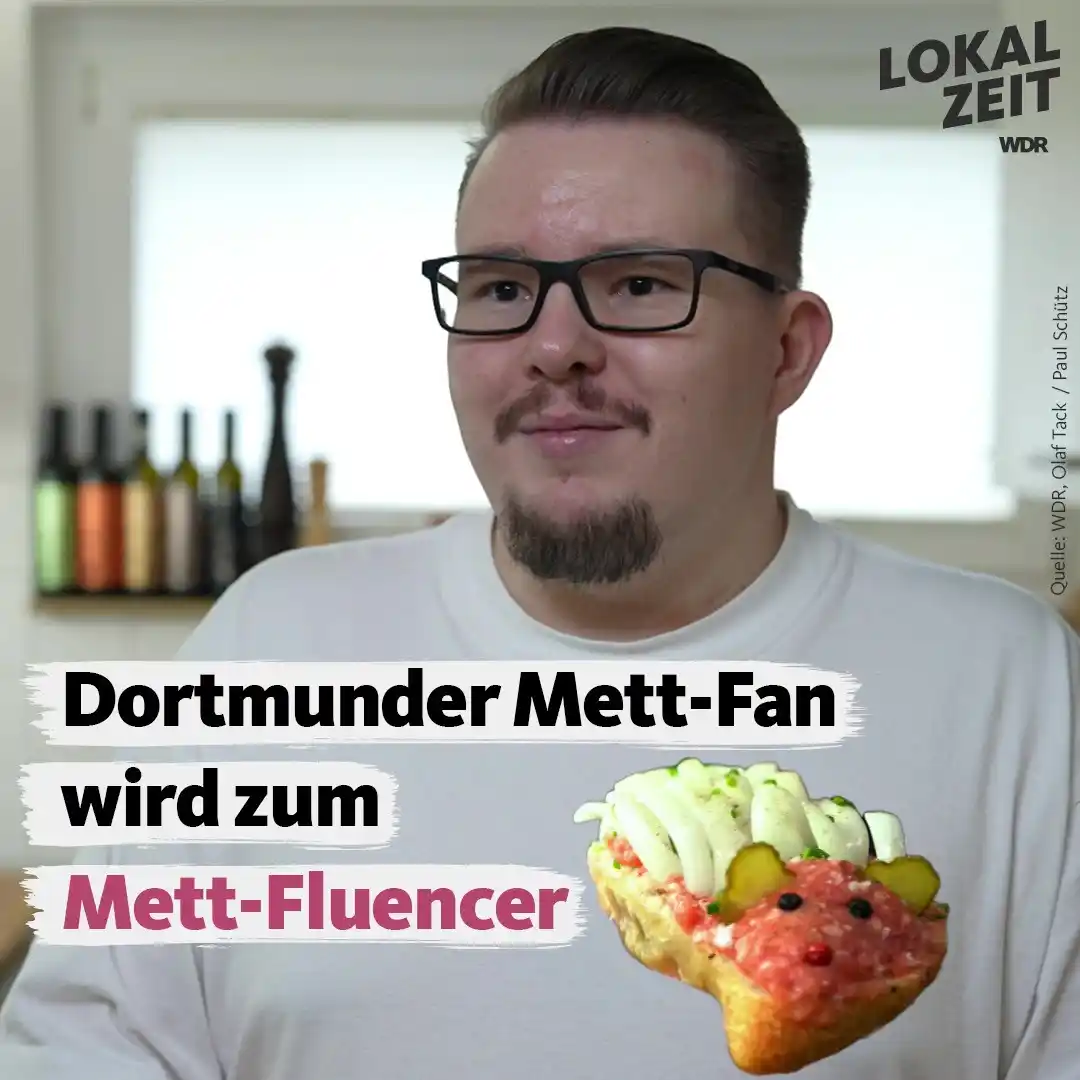 Image from WDR Lokalzeit Ruhrgebiet - Bochum Dortmund Duisburg Essen Gelsenkirchen Oberhausen: 🥩 Heute ist Mettwoch - jedenfalls für Paul alias "Paul Cooks" aus Dor...