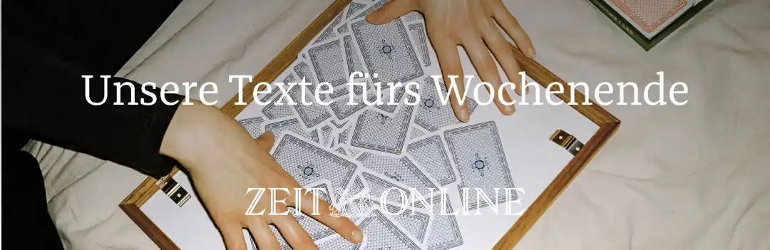 Image from ZEIT: Hallo zusammen! ✨ Hier kommen unsere Leseempfehlungen fürs Wochenende...