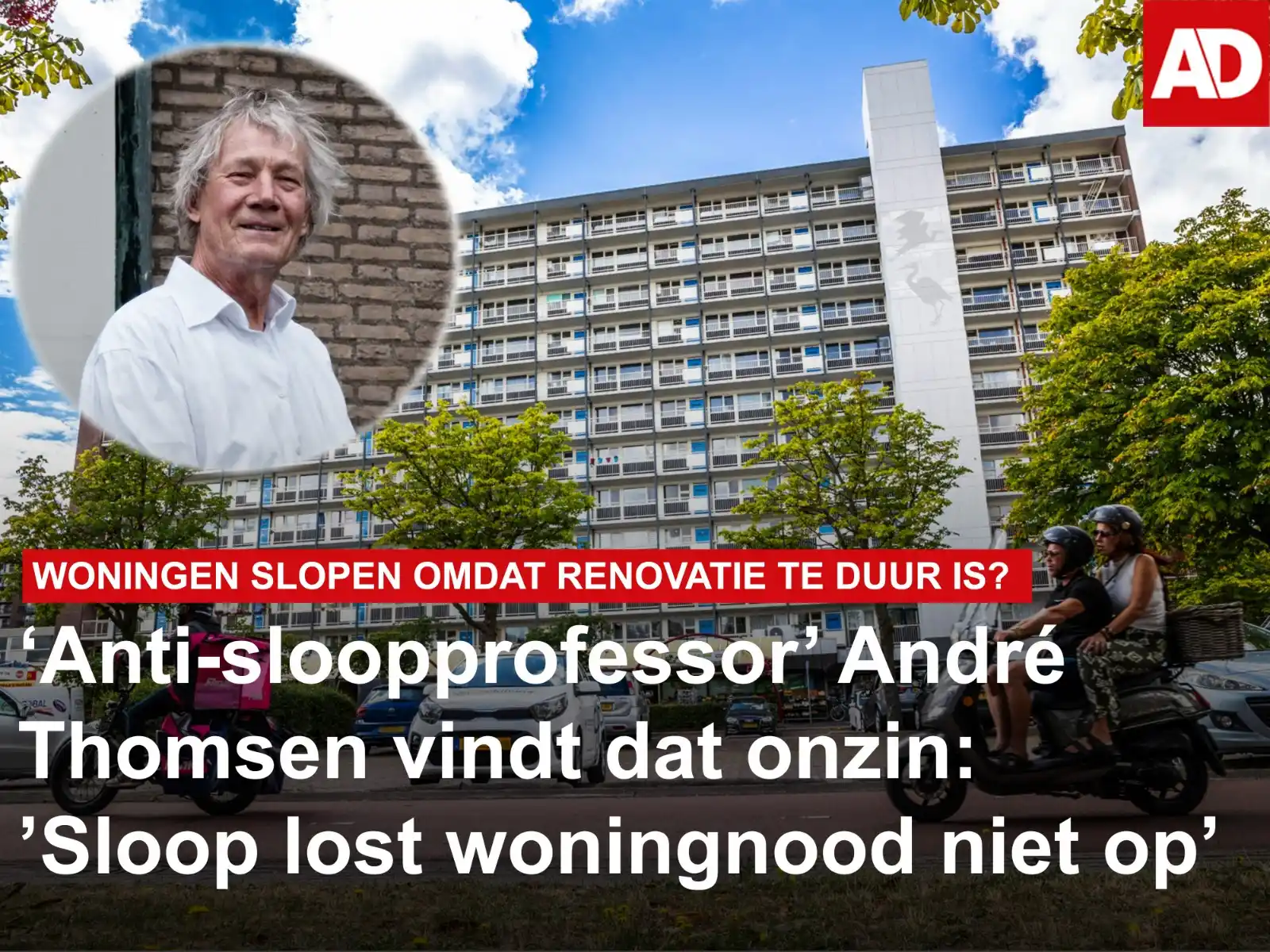 Image from AD Delft: Woningen slopen omdat renovatie te kostbaar is, gebeurt in Delft onder...