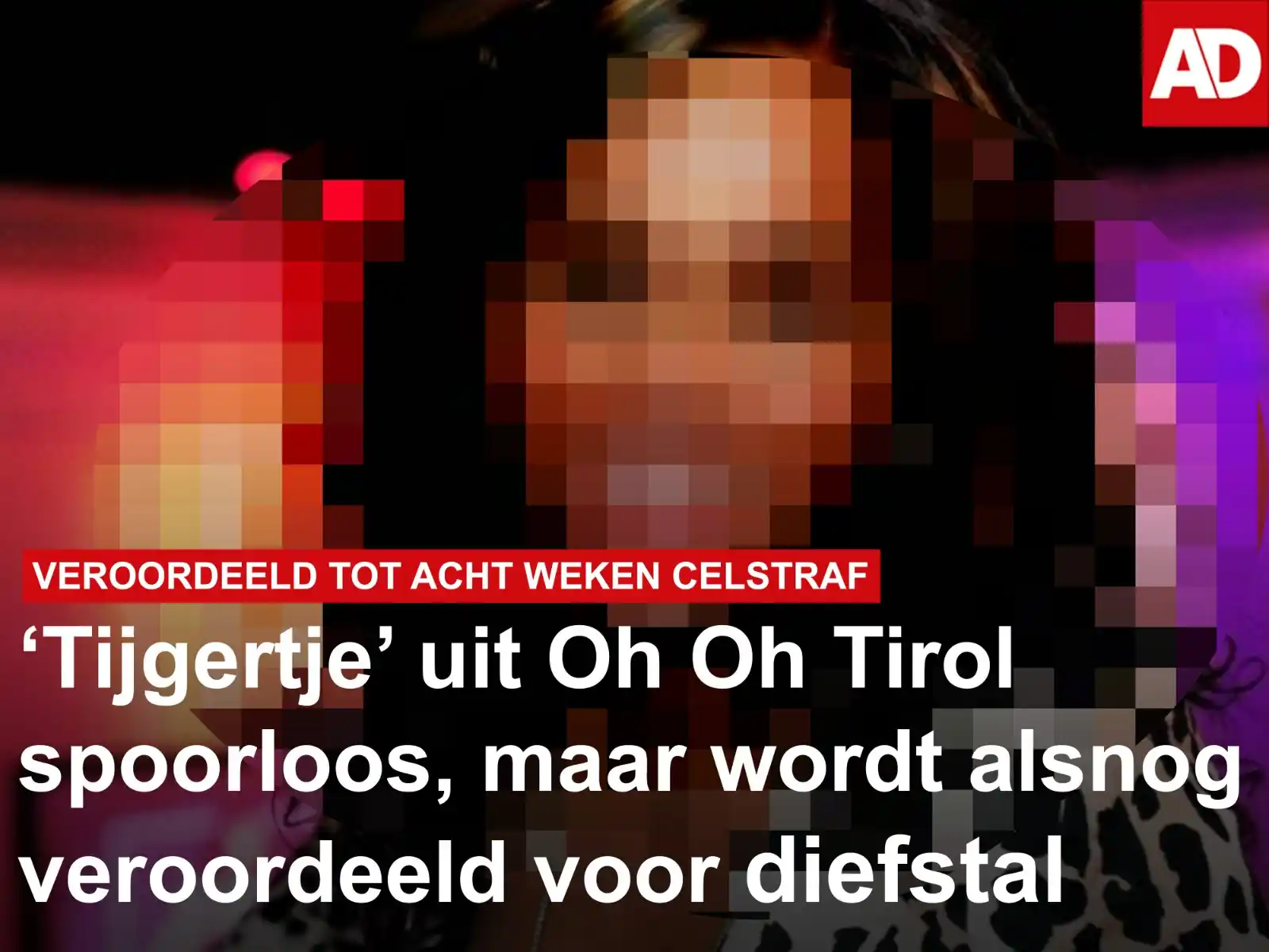 Image from AD Den Haag: Tatjana L. (37), beter bekend als voormalig realityster ‘Tijgertje’ in...