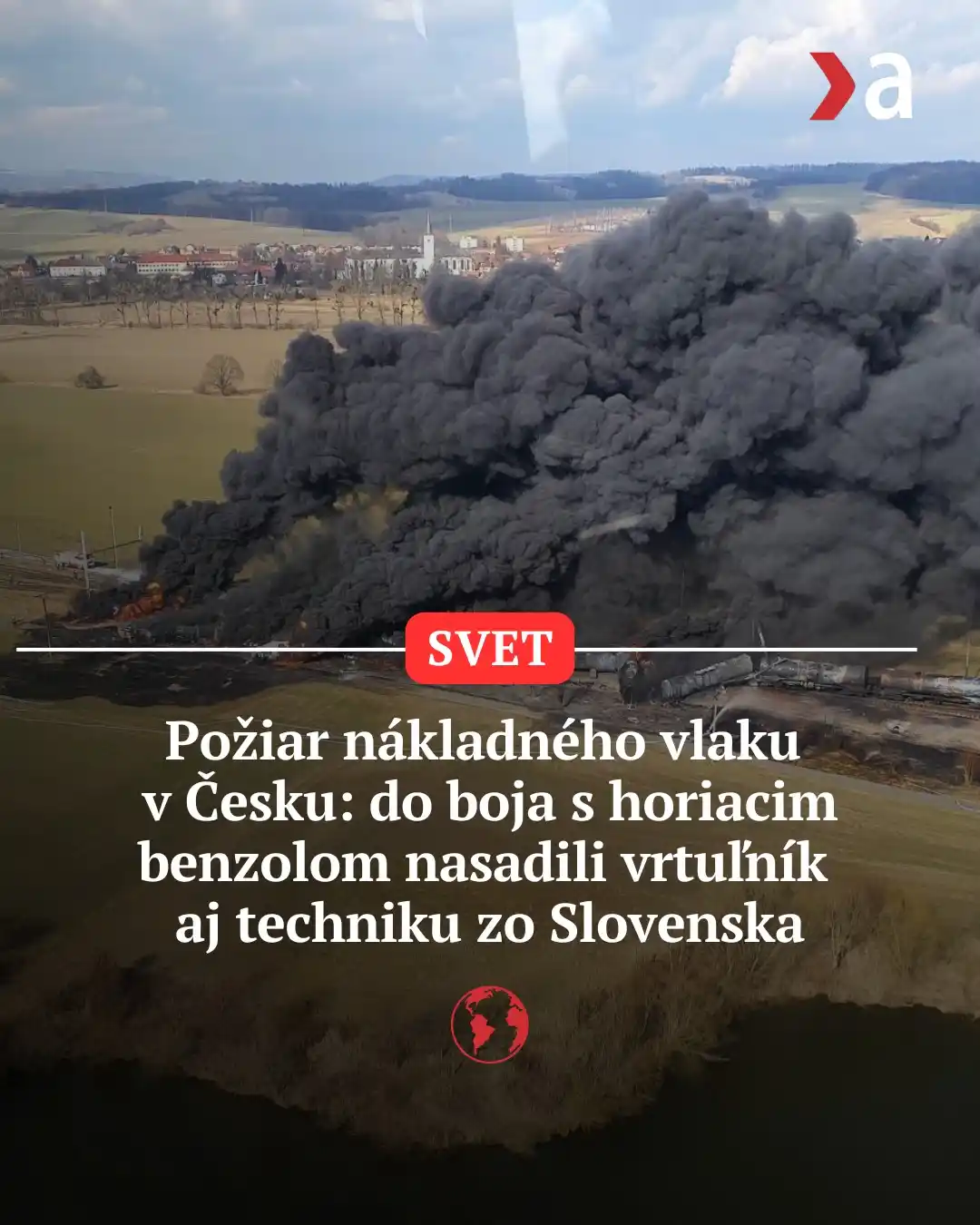 Image from Aktuality.sk: V dôsledku nehody nákladného vlaku bude celý deň prerušená doprava na ...