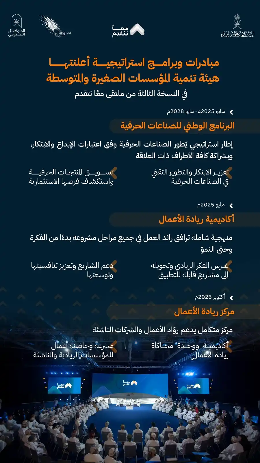 Image from التواصل الحكومي- سلطنة عُمان: الربع الثاني من عام 2025م *فاتحة خير لروّاد الأعمال والحرفيين والشر...