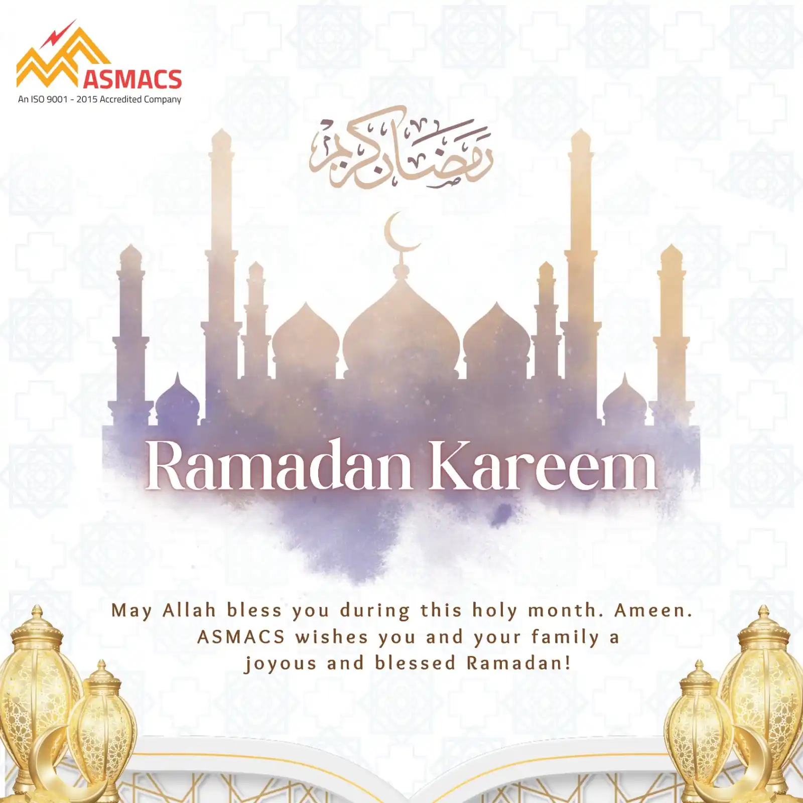 Image from Asmacs Jobs: 🌙✨ Ramadan Kareem! ✨🌙 May this holy month bring you peace, prosperi...