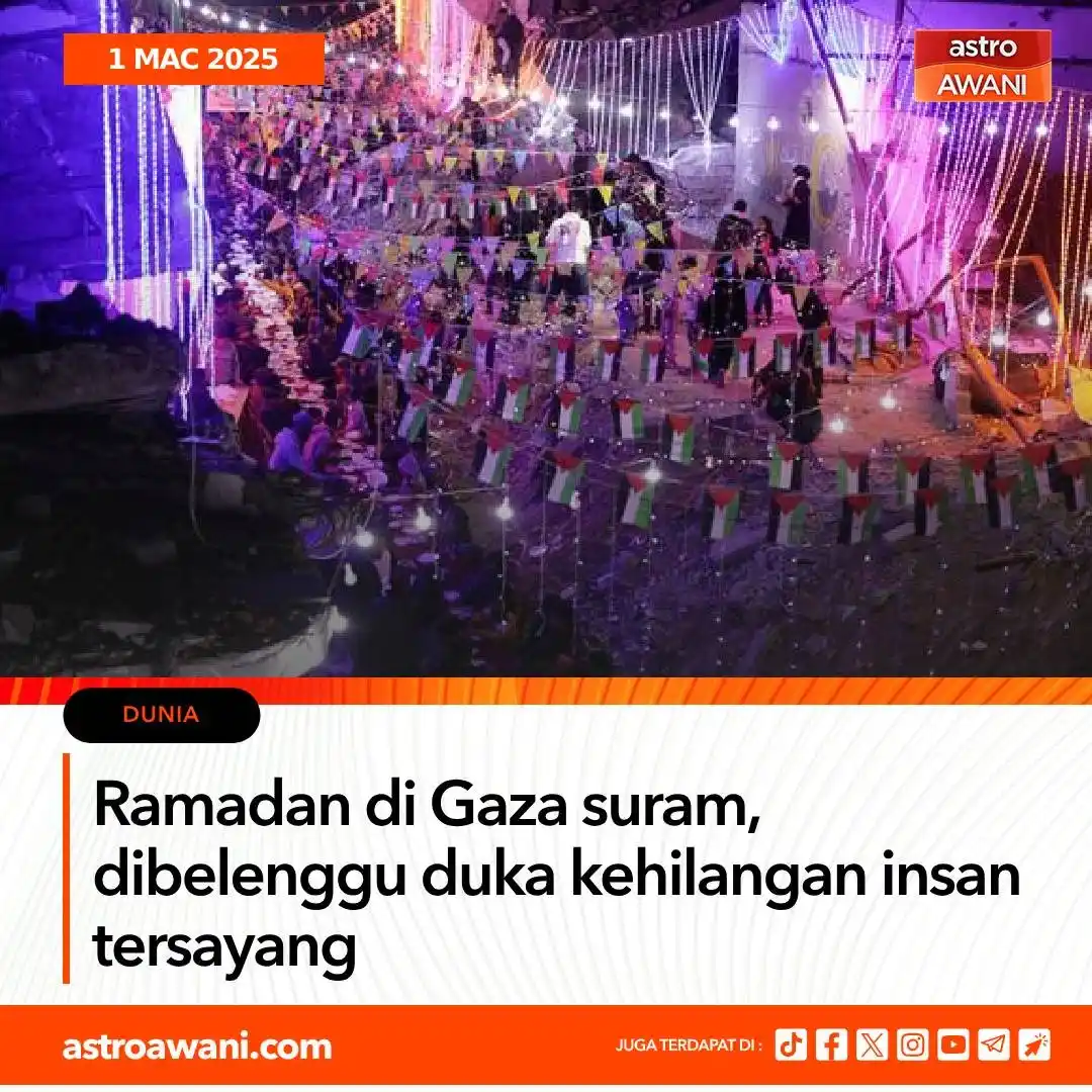 Image from Astro AWANI: Ketika umat Islam seluruh dunia menyambut kedatangan Ramadan dengan pe...