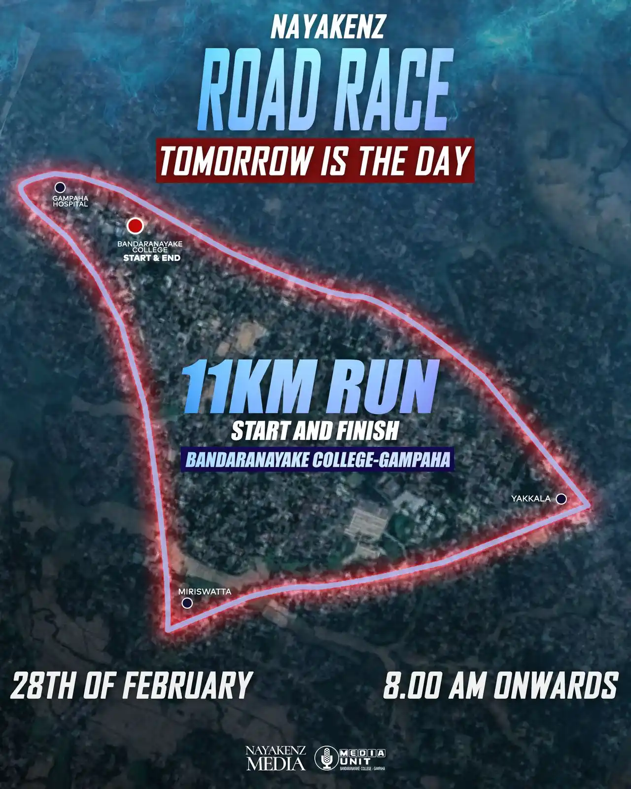 Image from Bandaranayake College Media Unit: Tomorrow is the day! The heat is on and the spirit is high. Get ready ...