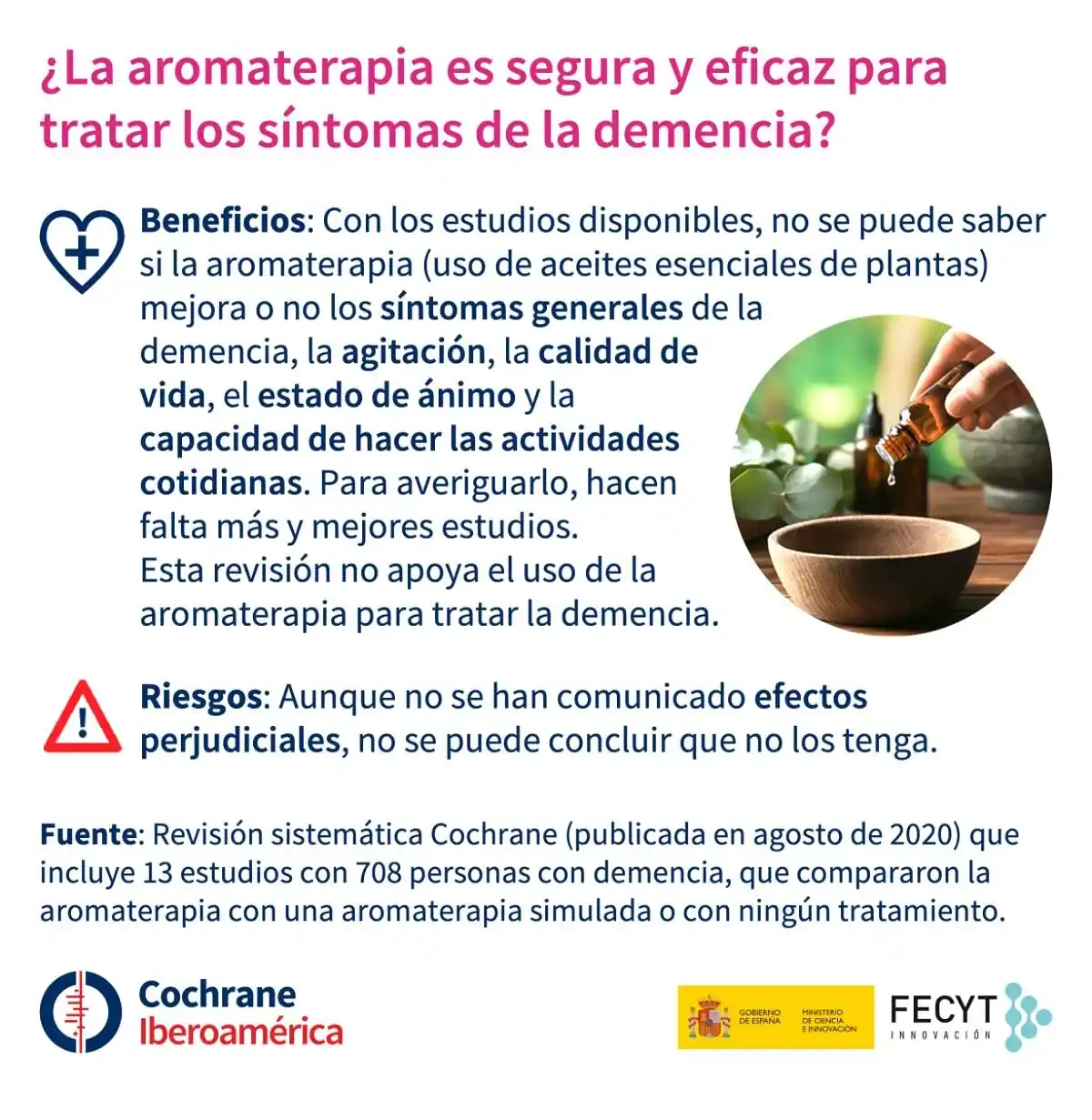 Image from Biblioteca INSN San Borja: ¿Sirve la aromaterapia para tratar los síntomas de la demencia? ✅ No s...
