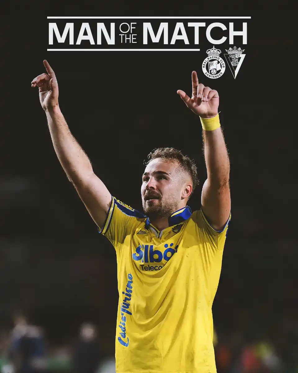 Image from Cádiz Club de Fútbol: ⭐️ @javiontiveros39, MVP del <a class="text-blue-500 hover:underline c...
