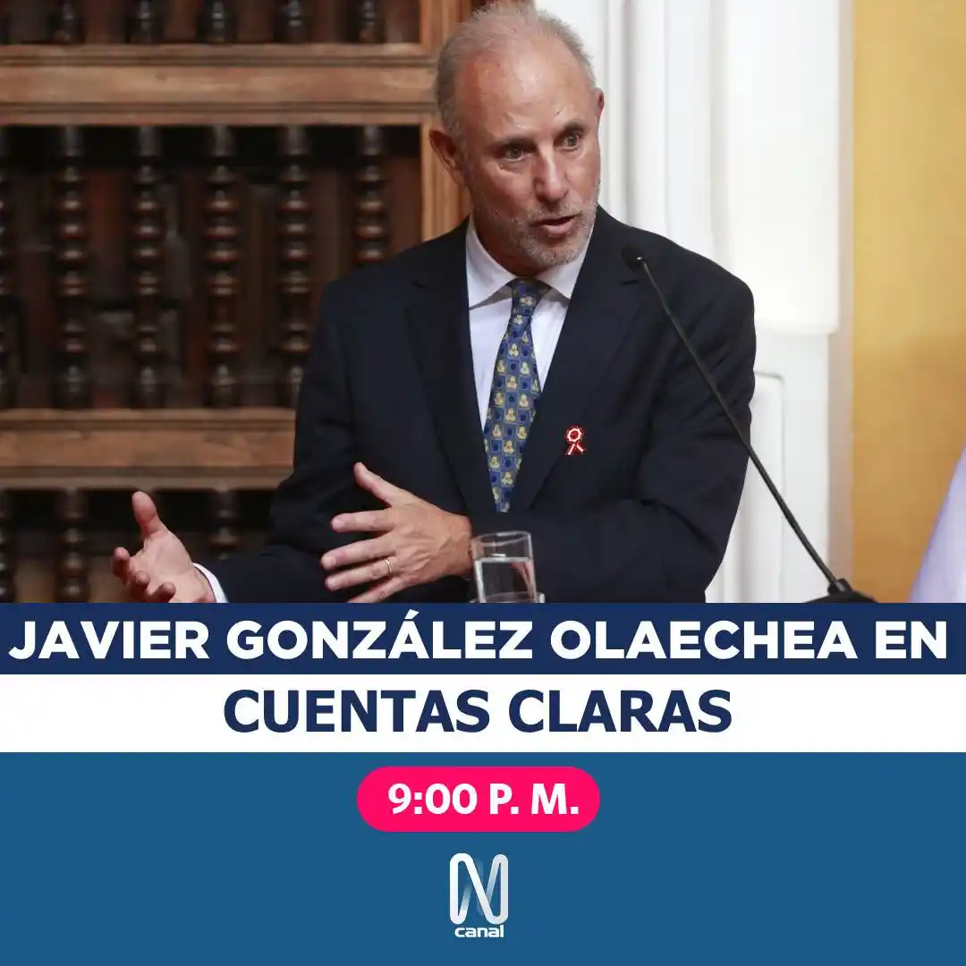 Image from Canal N: Omar Mariluz entrevistará a Javier González - Olaechea, precandidato p...