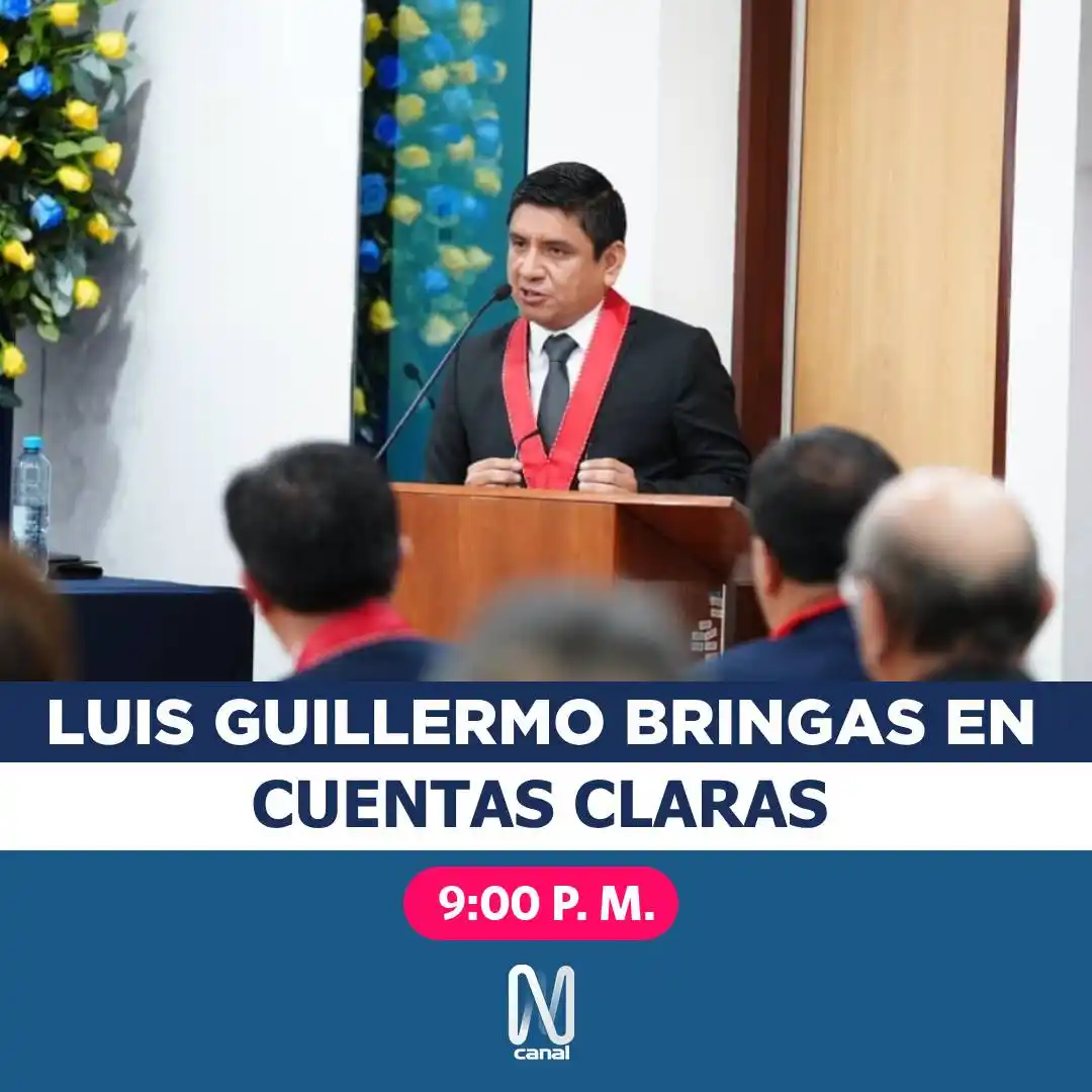 Image from Canal N: El presidente de la Junta de Fiscales Superiores de La Libertad, Luis ...