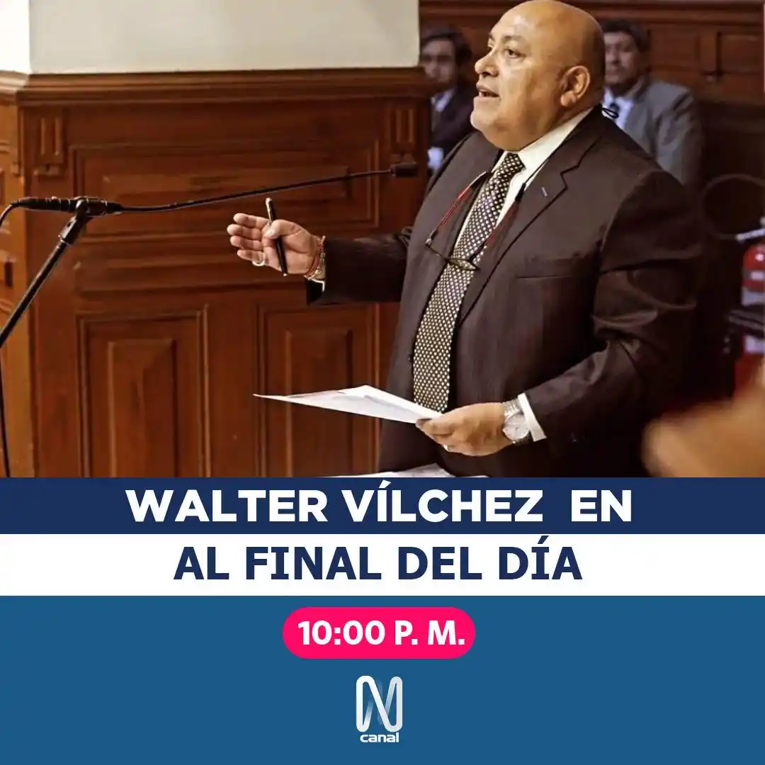 Image from Canal N: El abogado de Roselli Amuruz, Walter Vílchez, será entrevistado por Di...