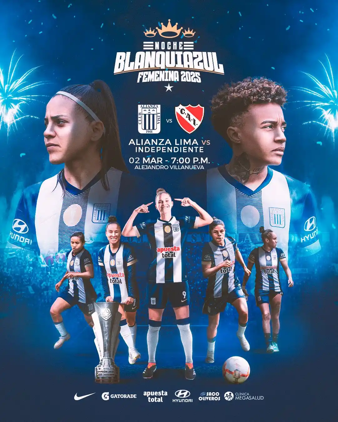 Image from Club Alianza Lima Oficial: ¡𝗧𝗢𝗗𝗢 𝗟𝗜𝗦𝗧𝗢 𝗣𝗔𝗥𝗔 𝗟𝗔 𝗡𝗢𝗖𝗛𝗘 𝗗𝗘 𝗡𝗨𝗘𝗦𝗧𝗥𝗔𝗦 𝗖...