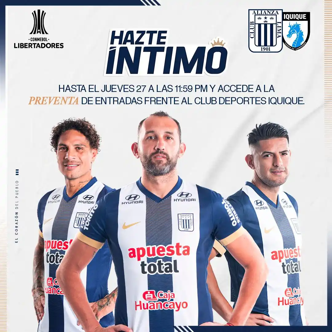Image from Club Alianza Lima Oficial: ๐๐ ๐๐๐๐๐... ๐ ๐๐จ ๐ฌ๐๐๐ฌ ๐๐๐๐ ๐๐๐๐ ๐ฒ ๐๐๐ณ๐ญ๐ ๏ฟฝ...