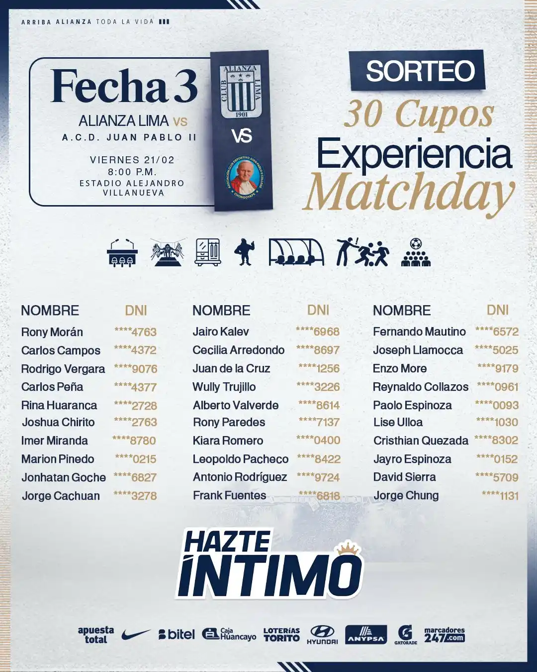 Image from Club Alianza Lima Oficial: ยก๐๐๐๐๐๐๐ ๐๐๐๐๐๐๐๐๐ ๐๐๐๐๐ ๐๐๐! ๐๐พ๐ Felicita...