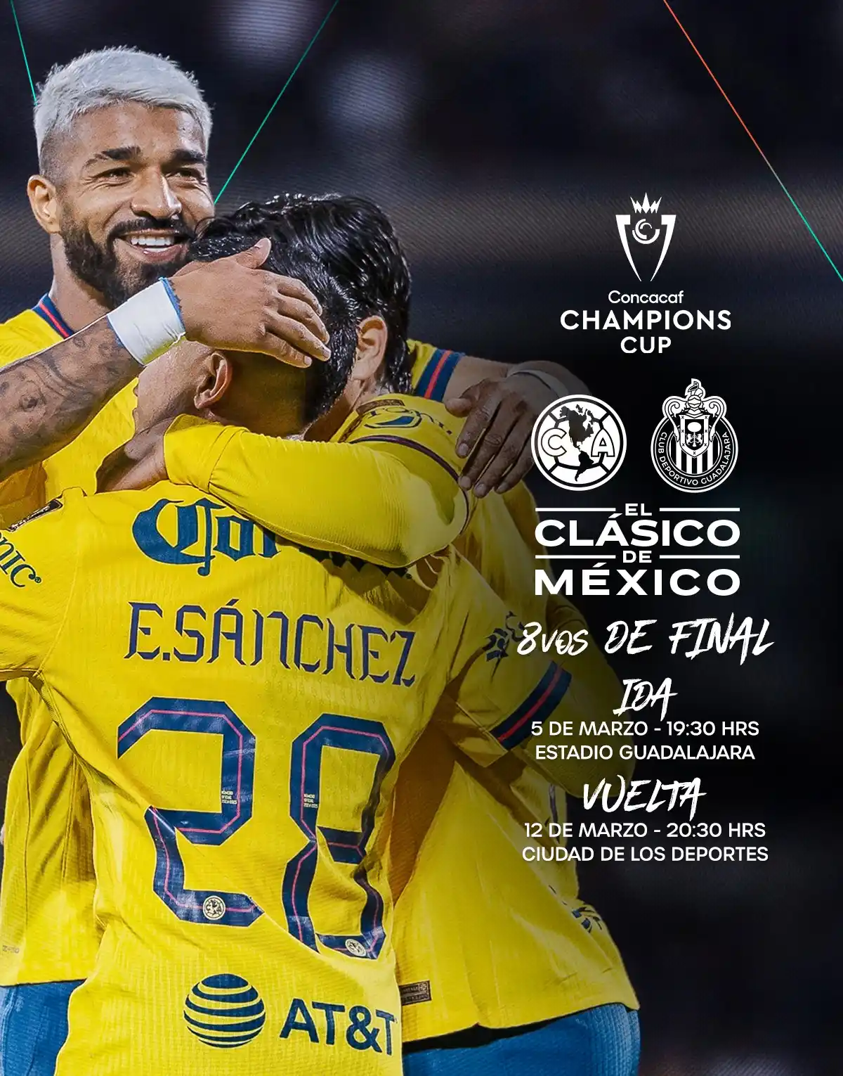 Image from Club América: ¡Nuestro debut en la Concacaf Champions Cup será en <a class="text-blu...