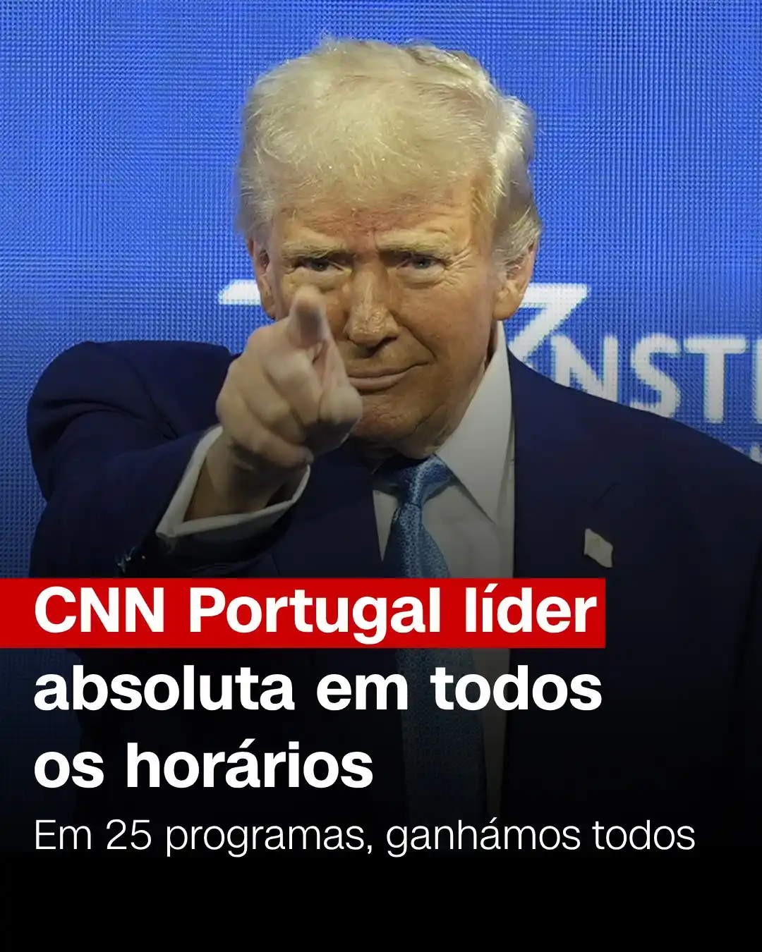 Image from CNN Portugal: 🟥 Sem margem para dúvidas! De manhã, à tarde e à noite, a CNN Portuga...
