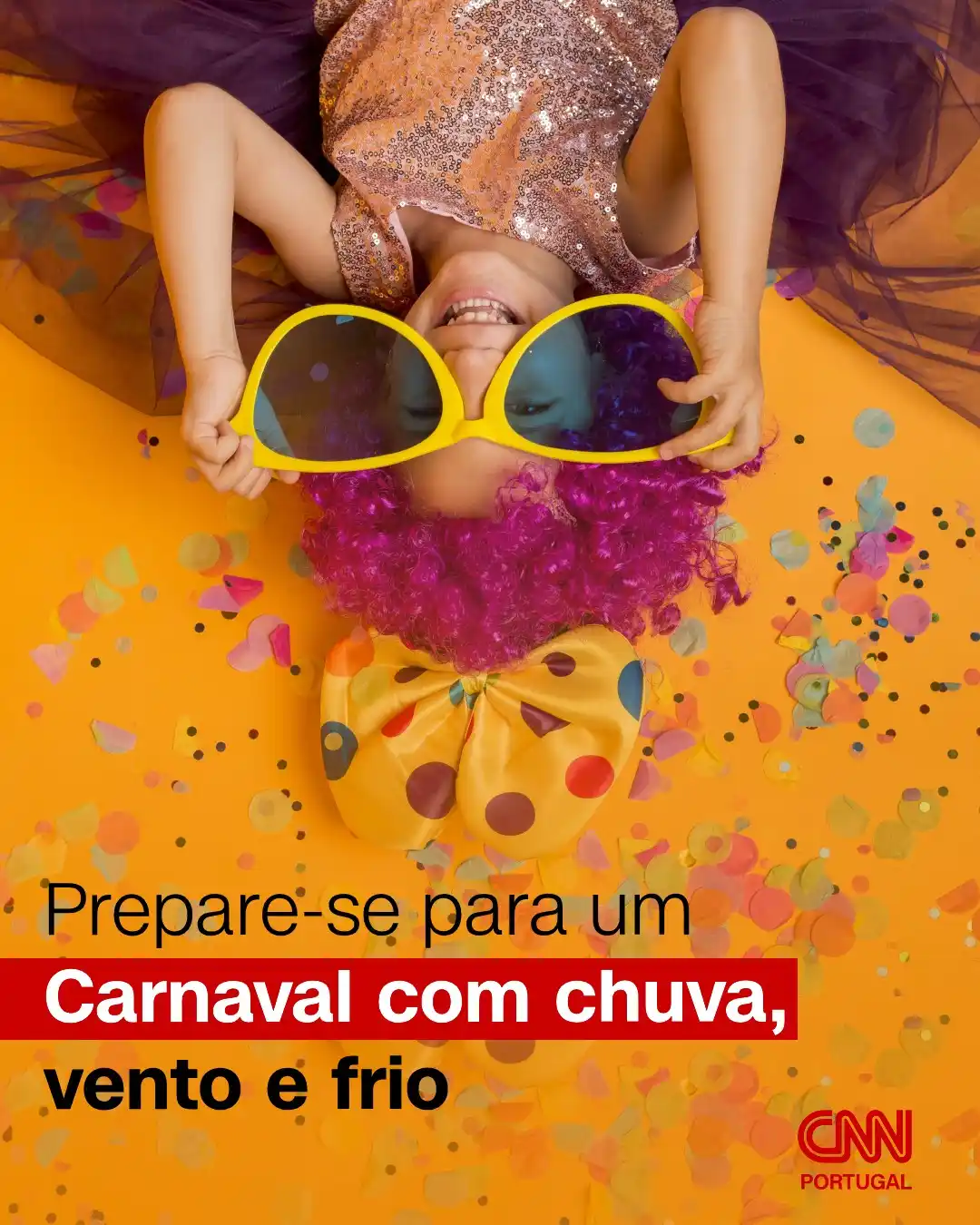 Image from CNN Portugal: *O Carnaval será marcado por chuva, vento e descida das temperaturas* ...