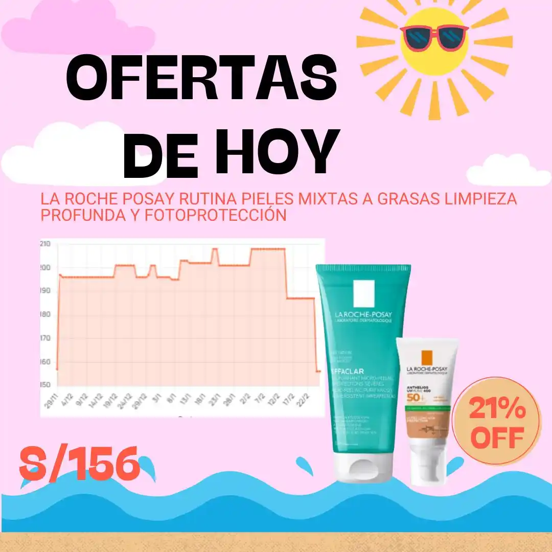 Image from Compy Perú 🇵🇪 : 🌿 La Roche Posay Rutina Pieles Mixtas a Grasas Limpieza Profunda y ...