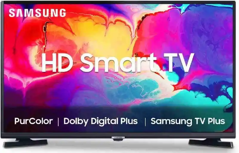 Image from CYBER CHATHAN: 🔥GRAB FAST : Samsung 32inch HD Ready Smart Tizen TV With Bezel Free D...