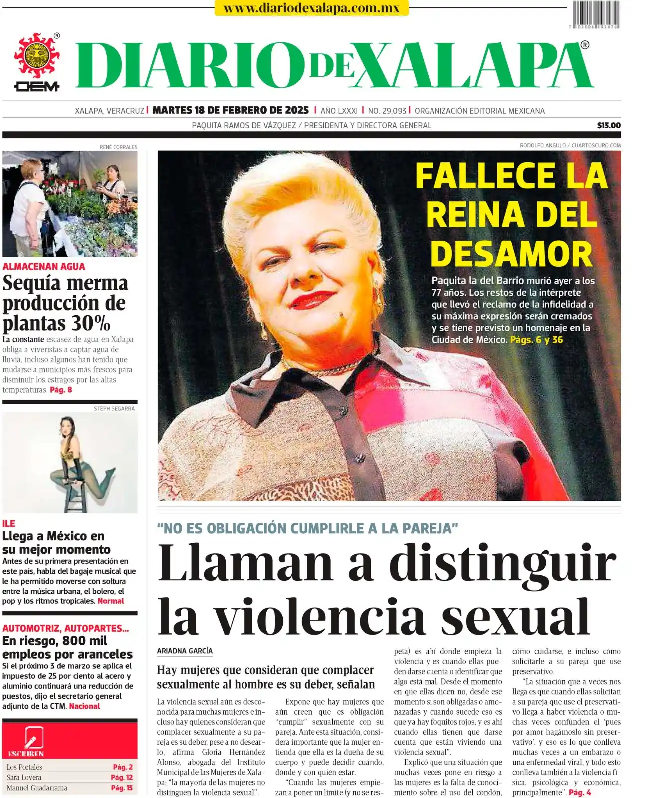 Image from Diario De Xalapa: ¡Feliz martes, lectores! 🌤 <a class="text-blue-500 hover:underline c...