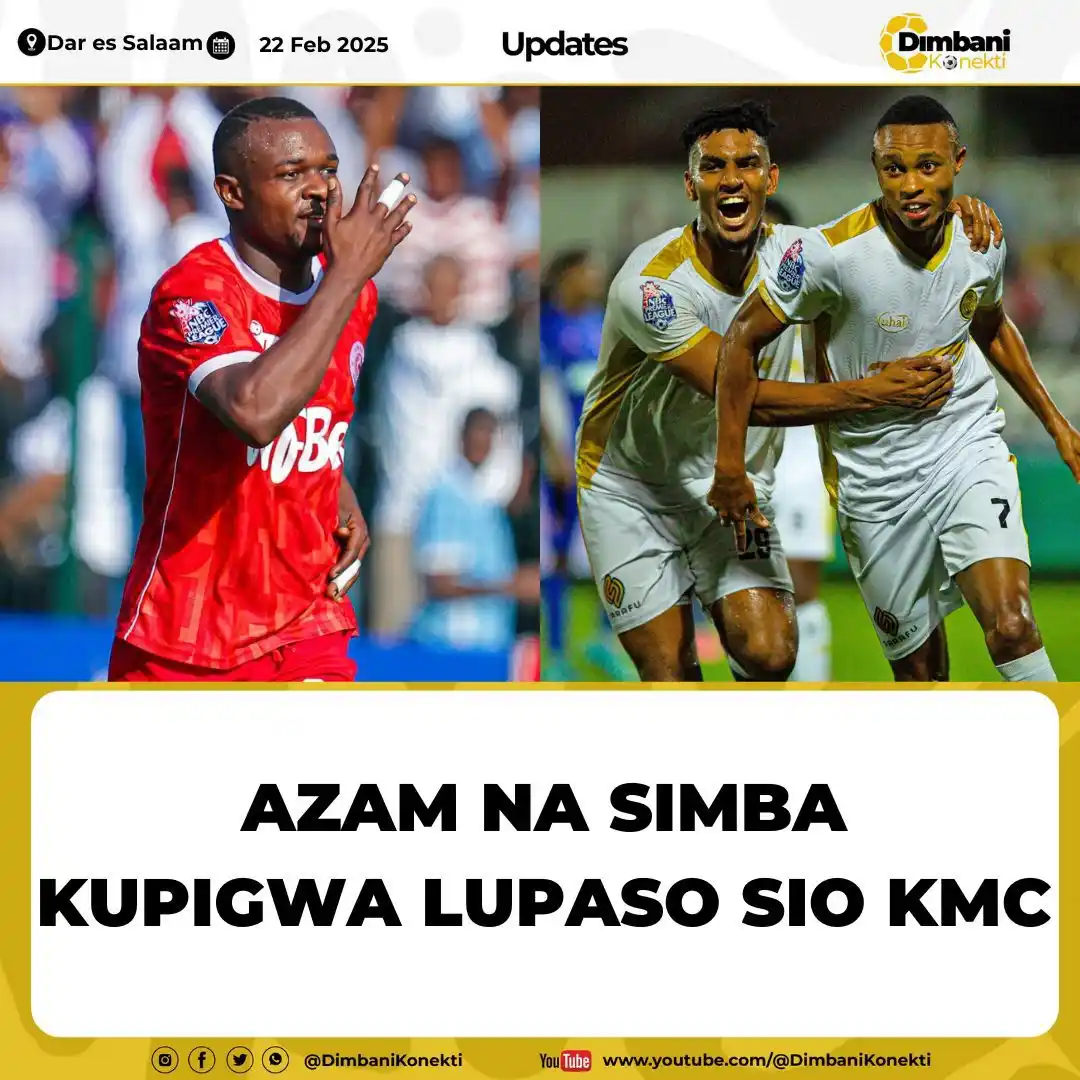 Image from Dimbani Konekti: BODI ya Ligi Kuu Tanzania (TPLB), imebadili uwanja na muda wa mchezo n...