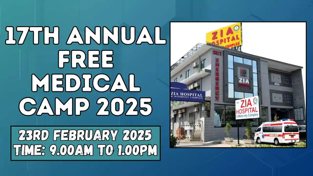 Image from Dr Hamza Ashraf: Free Medical Camp Alert! 🏥✨ Join us at Zia Hospital & Maternity Comp...