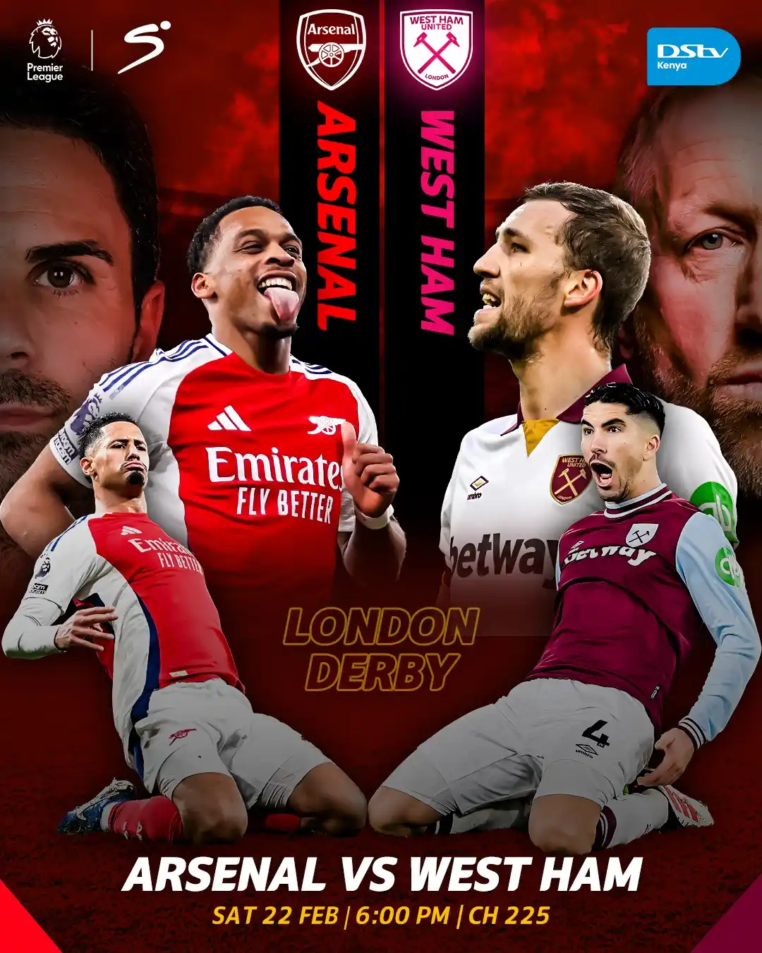 Image from DStv Kenya: *🚨Big test for Arsenal! 💥 With the hunt for the top spot intensifyin...