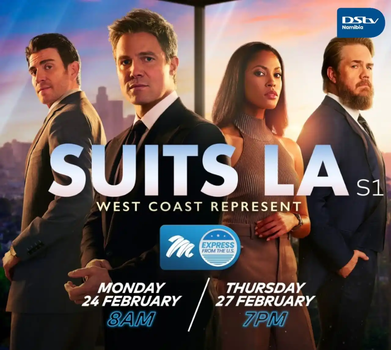Image from DStv Namibia: Catch the ๐๐ฅ๐ฅ ๐๐๐ฐ Spin-Off Series - ๐๐ฎ๐ข๐ญ๐ฌ ๐๐ on ๐๐๐๐ญ ...