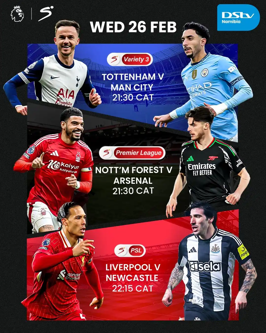 Image from DStv Namibia: Epic fixtures are coming to the <a class="text-blue-500 hover:underlin...