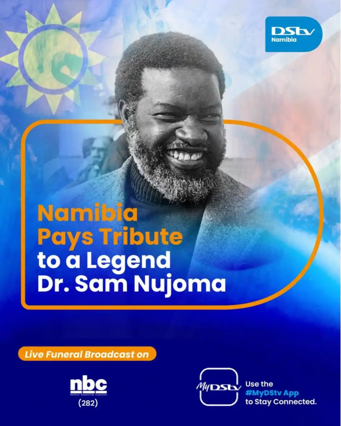 Image from DStv Namibia: *LIVE* | Tune in to Channel 282 for the *Official Memorial Ceremony* o...