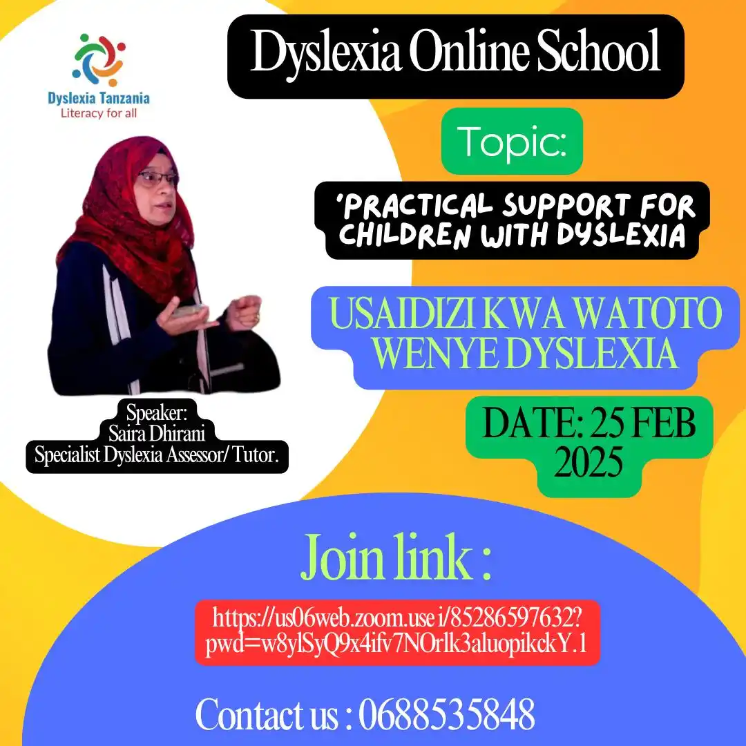 Dyslexia Tanzania post