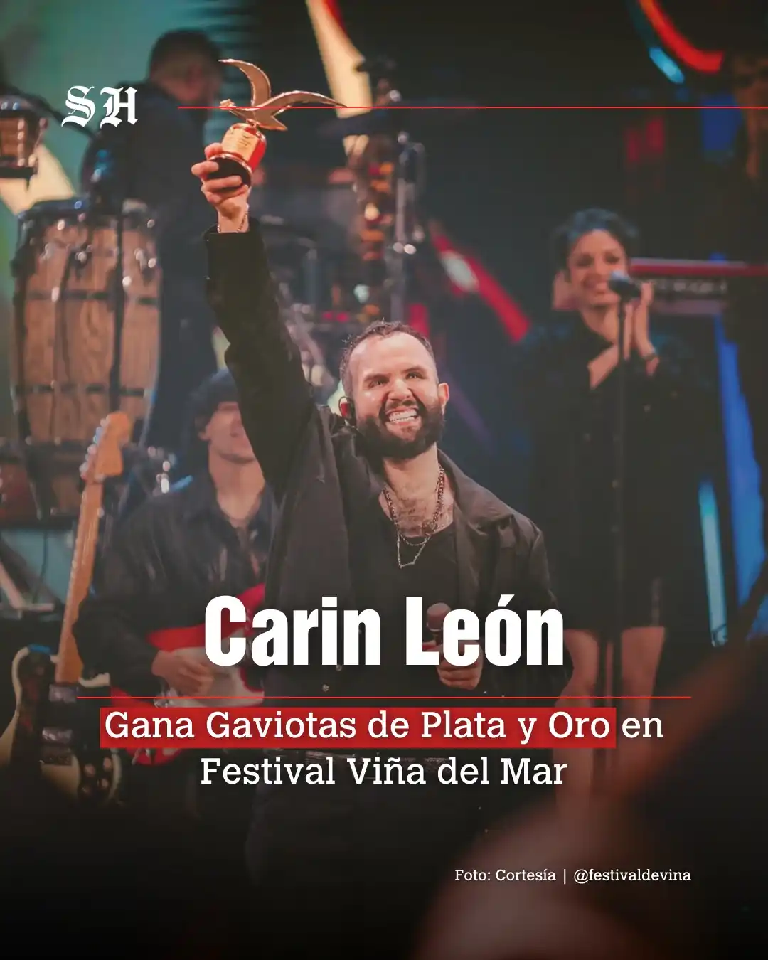 Image from El Sol de Hermosillo Noticias: *¡Carin Leon pone a la H en alto en Viña del Mar 2025! 🔥🇲🇽🇨🇱* El...