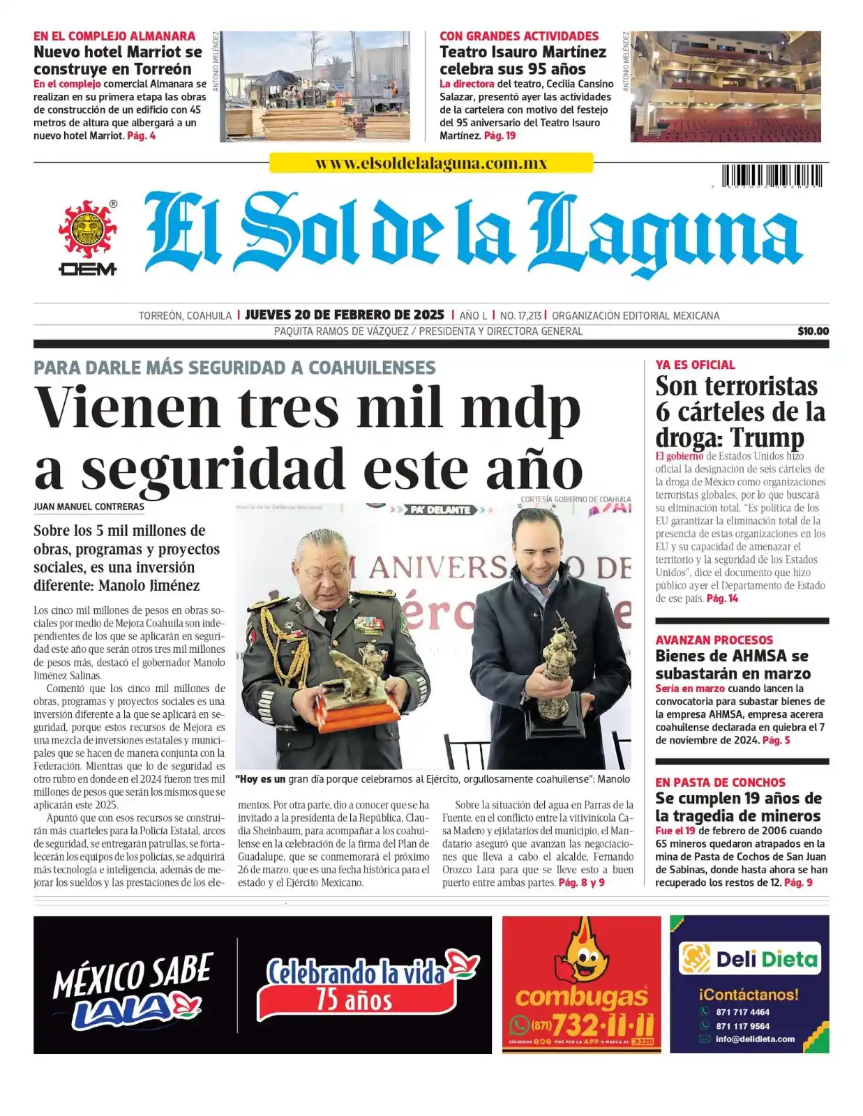 El Sol de La Laguna post