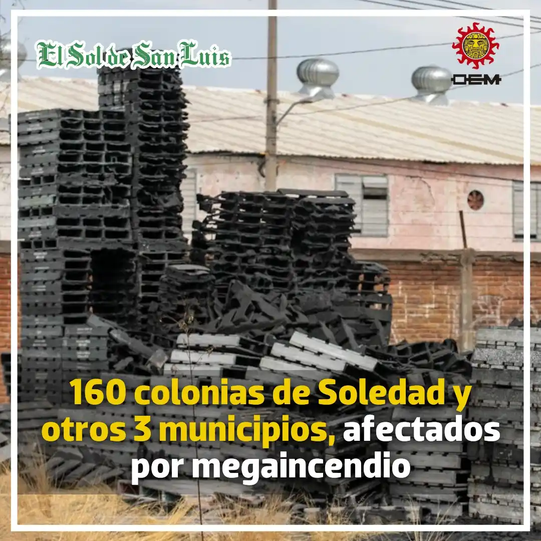 Image from El Sol de San Luis: 👉 El incendio del pasado martes *afectó alrededor de 160 colonias en ...