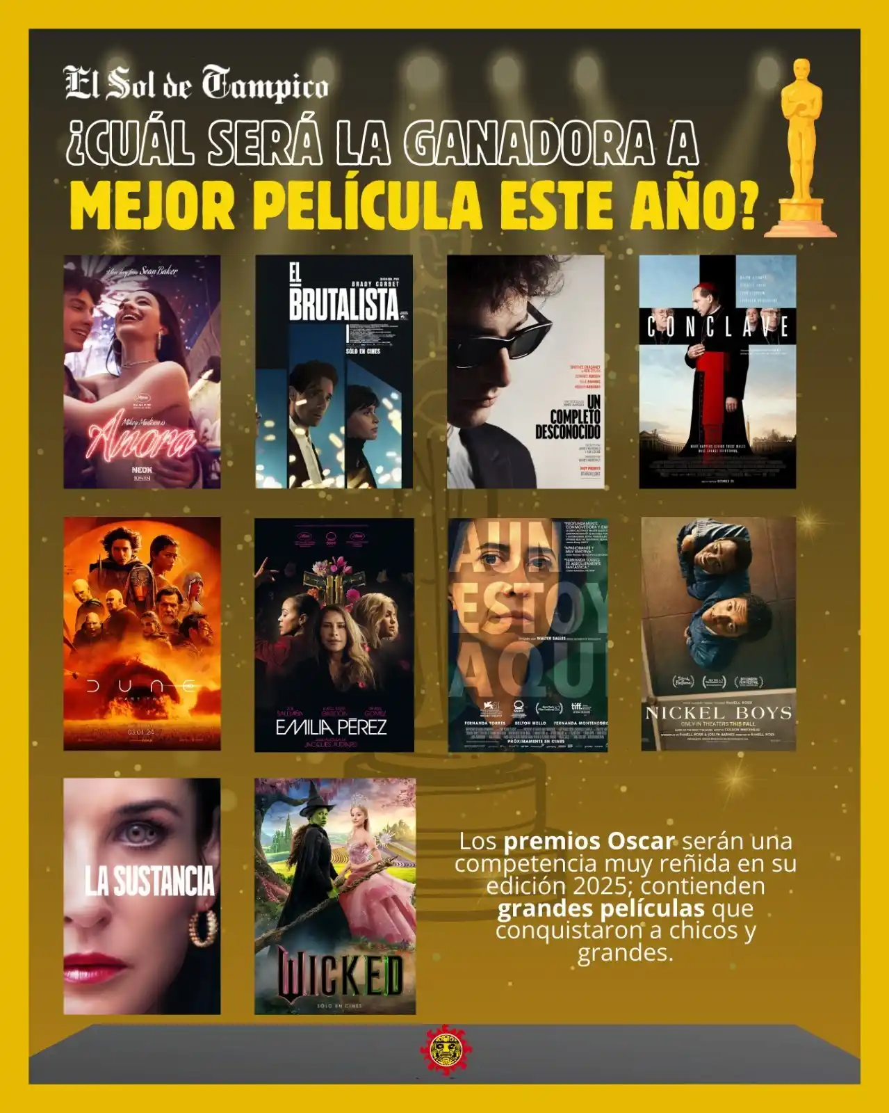 Image from EL SOL DE TAMPICO: 🎬✨ *ESTÁN MÁS REÑIDOS QUE NUNCA*✨🎬 🩷🧙🏼♀️Este año, grandes histo...