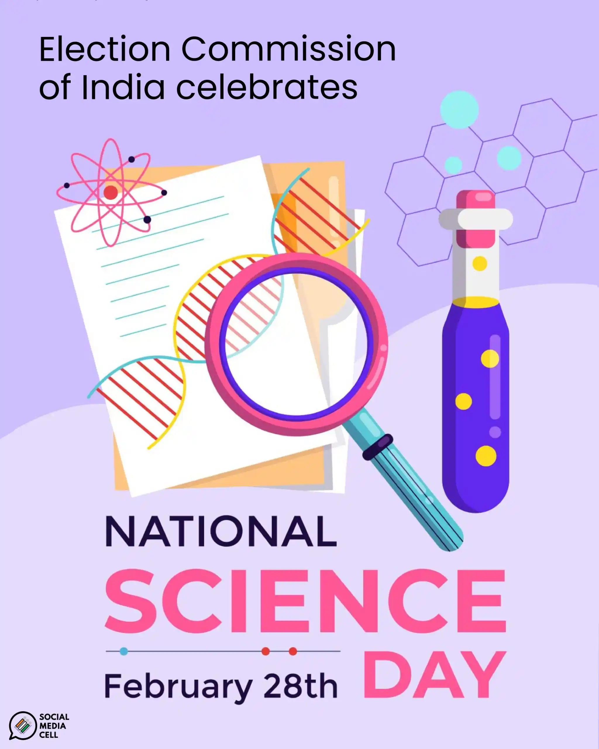Image from Election Commission Of India: Celebrating democracy with science ✨🧪 Let’s celebrate the science a...