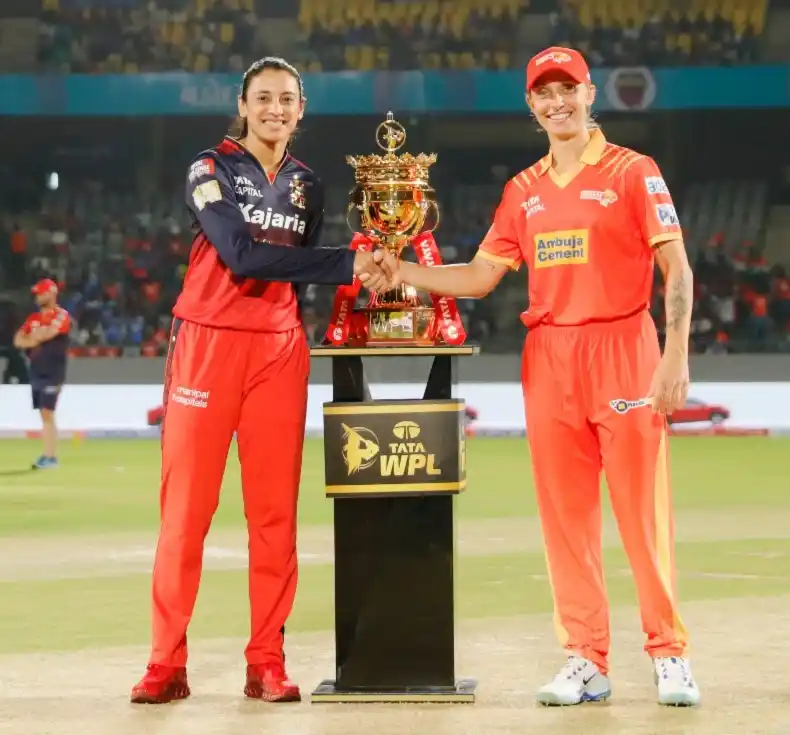 Image from ESPNcricinfo: Both RCB and Gujarat Giants have lost their last two matches - who wil...