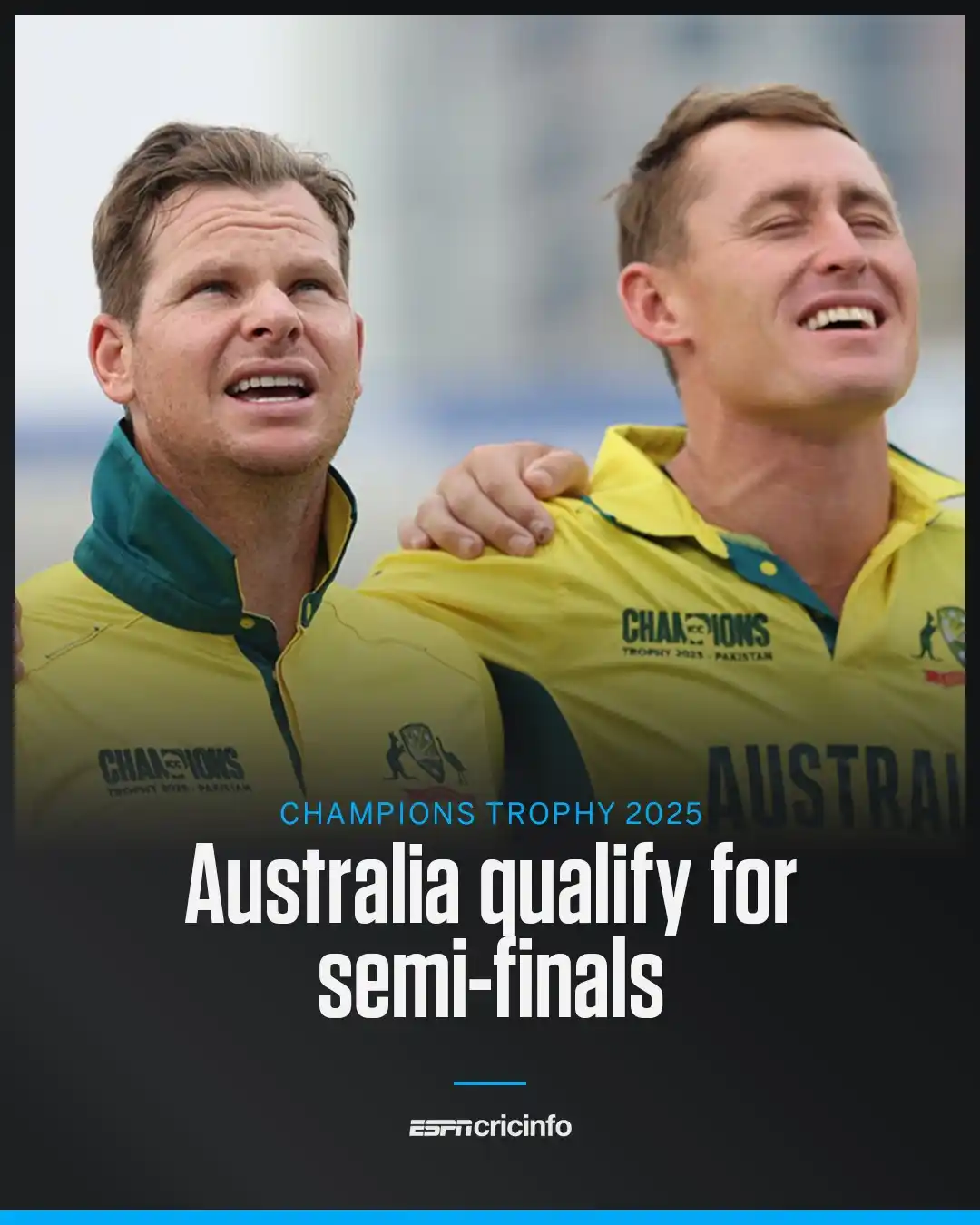 Image from ESPNcricinfo: Rain has the final say in Lahore! Match abandoned, and Australia mar...