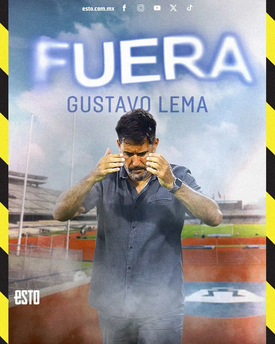 Image from ESTO | El Diario de los Deportistas: ¡¡SE ACABÓ LA ERA DE LEMA EN PUMAS!! 👋 Oficialmente Gustavo Lema dej...