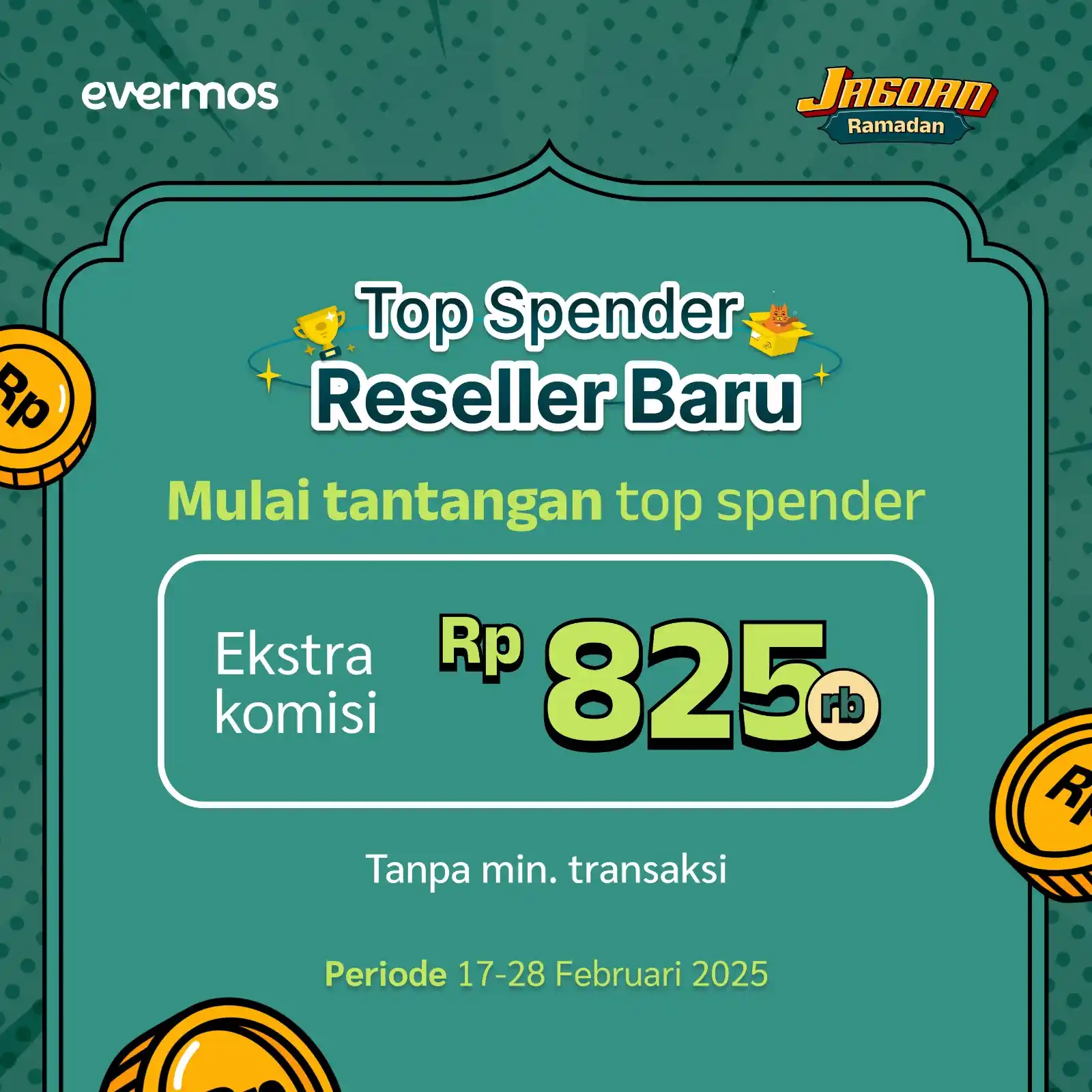Image from Evermos Official: *Wah banyak banget yang milih voucher transaksi ke-2 & ke-3 ya?* 😲 T...