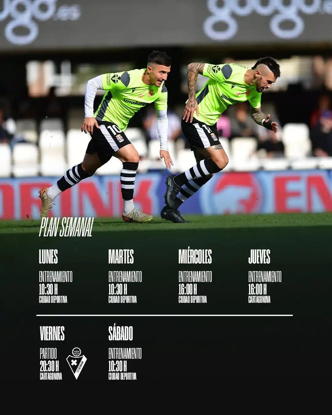Image from FC Cartagena: 📆⚒️ ➡️ <a class="text-blue-500 hover:underline cursor-pointer" href=...