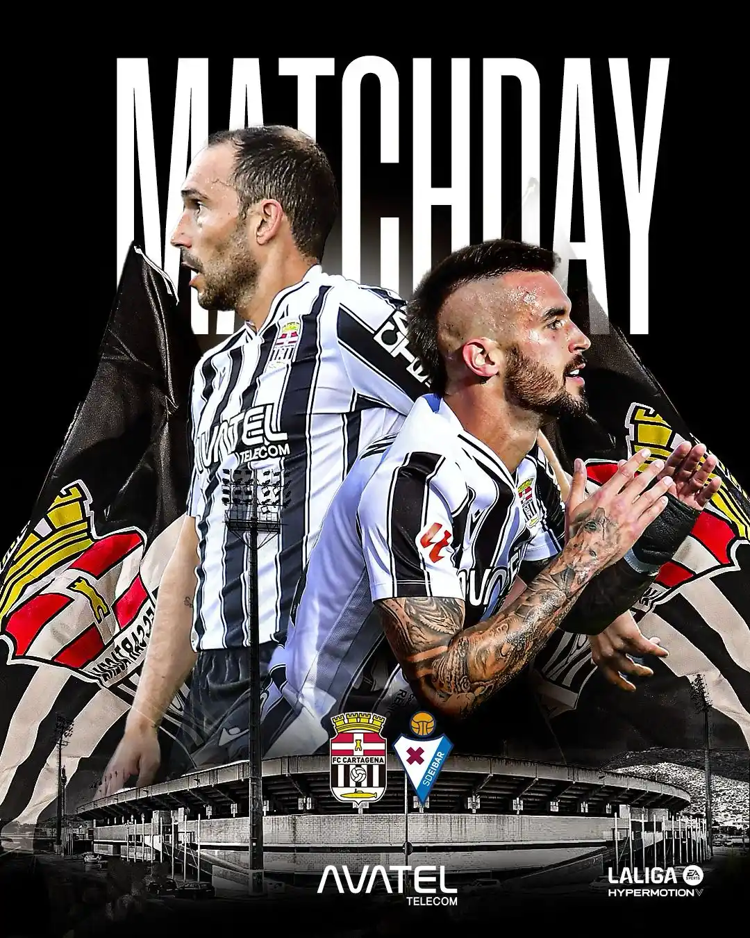 Image from FC Cartagena: 🤍🖤 DÍA DE PARTIDO ¡DÍA DE EFESÉ! <a class="text-blue-500 hover:unde...