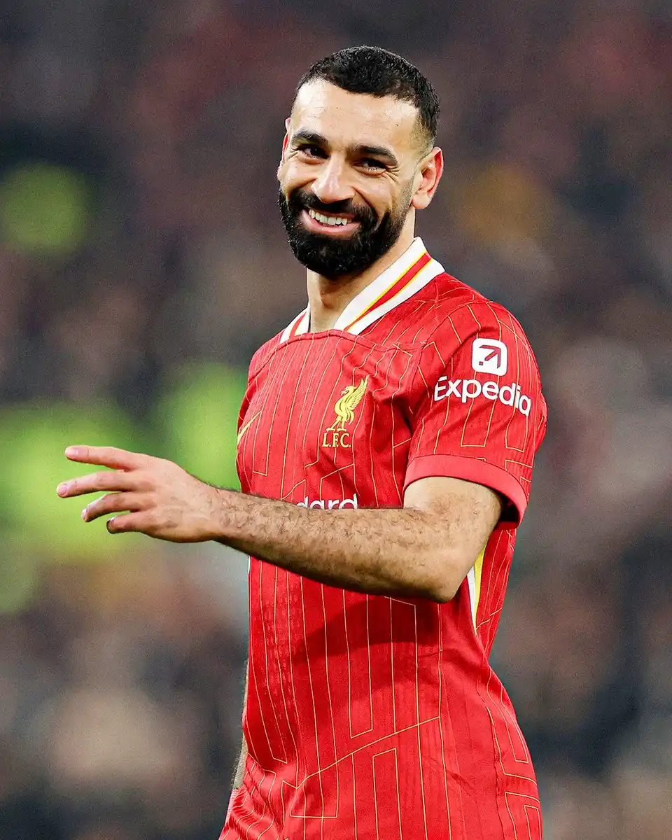 Image from Football Update News: Rekor Mo Salah dalam pertandingan Liga Primer di Anfield: 🏟 140 pert...