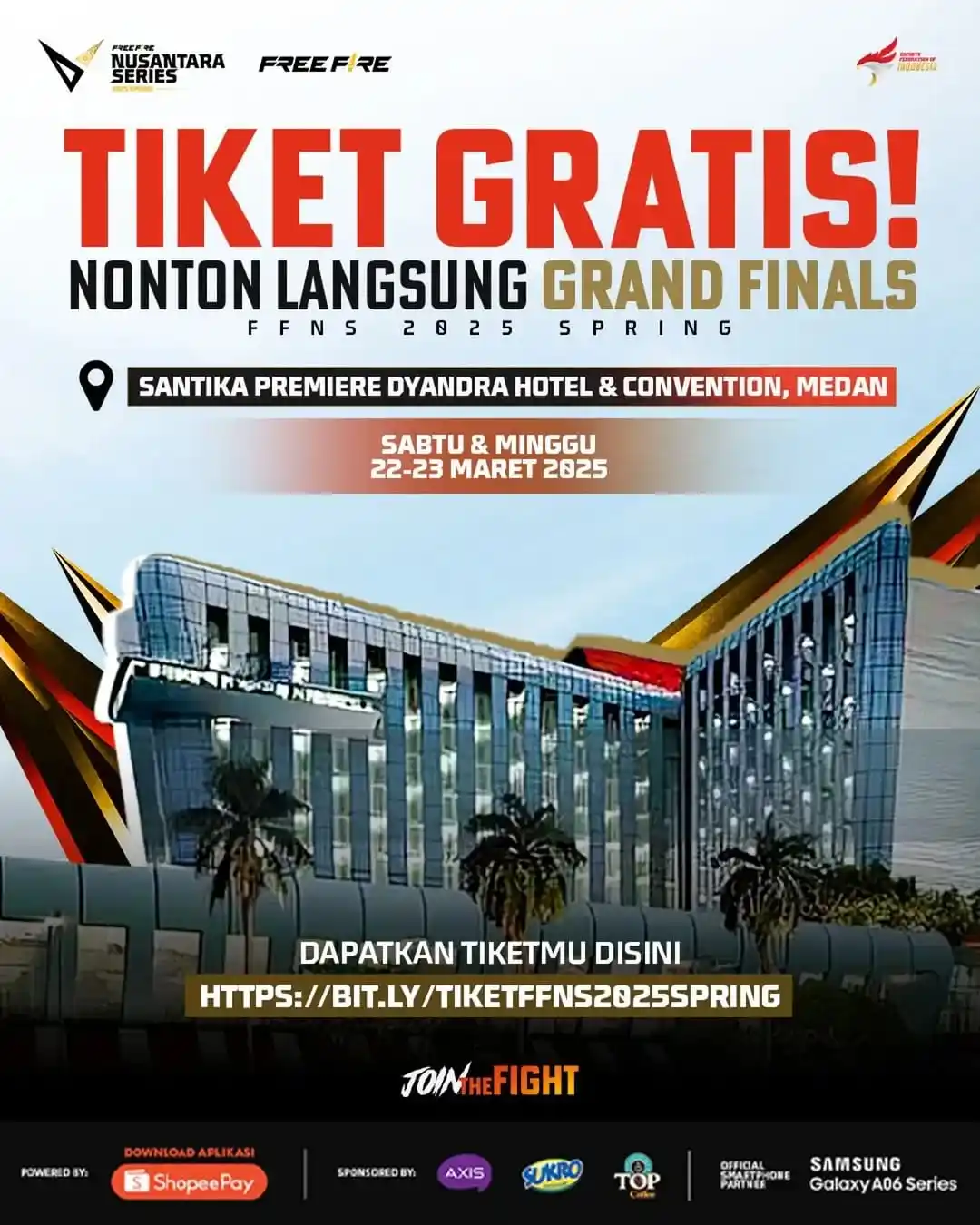 Image from Free Fire Community ID Official: *FREE FIRE ESPORTS NEWS :* Survivors! Medan Santika Premiere Dyandra...
