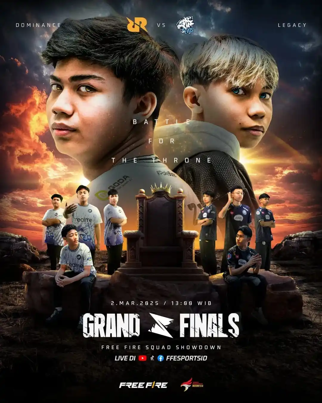 Image from Free Fire Community ID Official: *FREE FIRE ESPORTS NEWS :* GRAND FINALS Free Fire Squad Showdown!🔥 ...