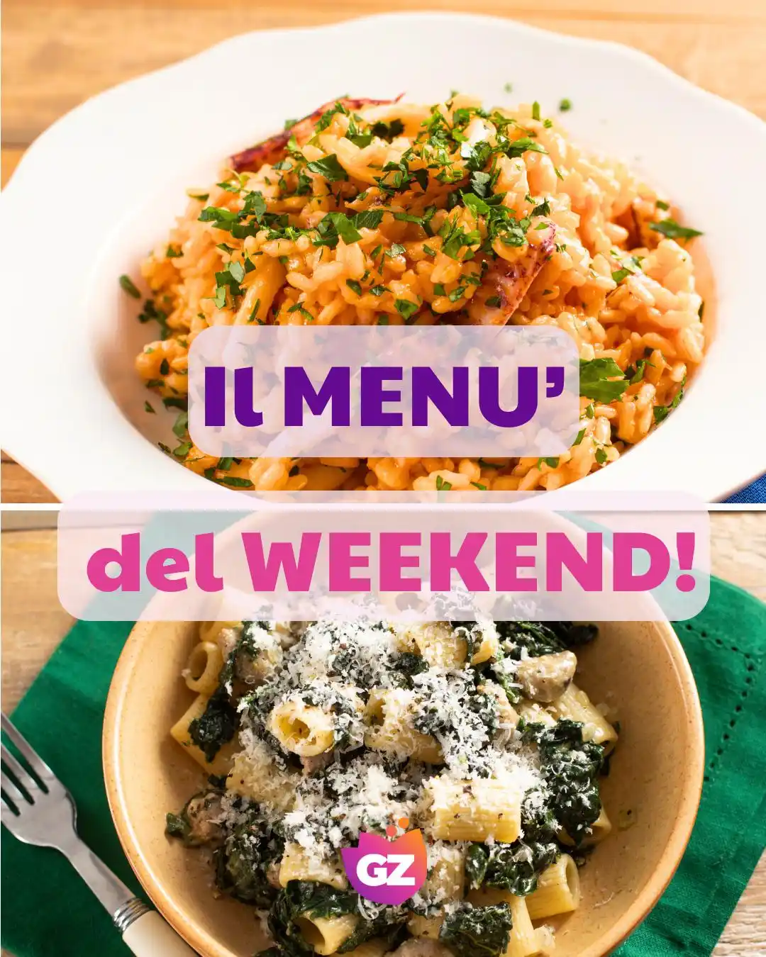 Image from Giallozafferano: 😋E per questo weekend?? 🌊 Mare o monti ⛰️ ?? 🍽️Cosa vi ispira di ...